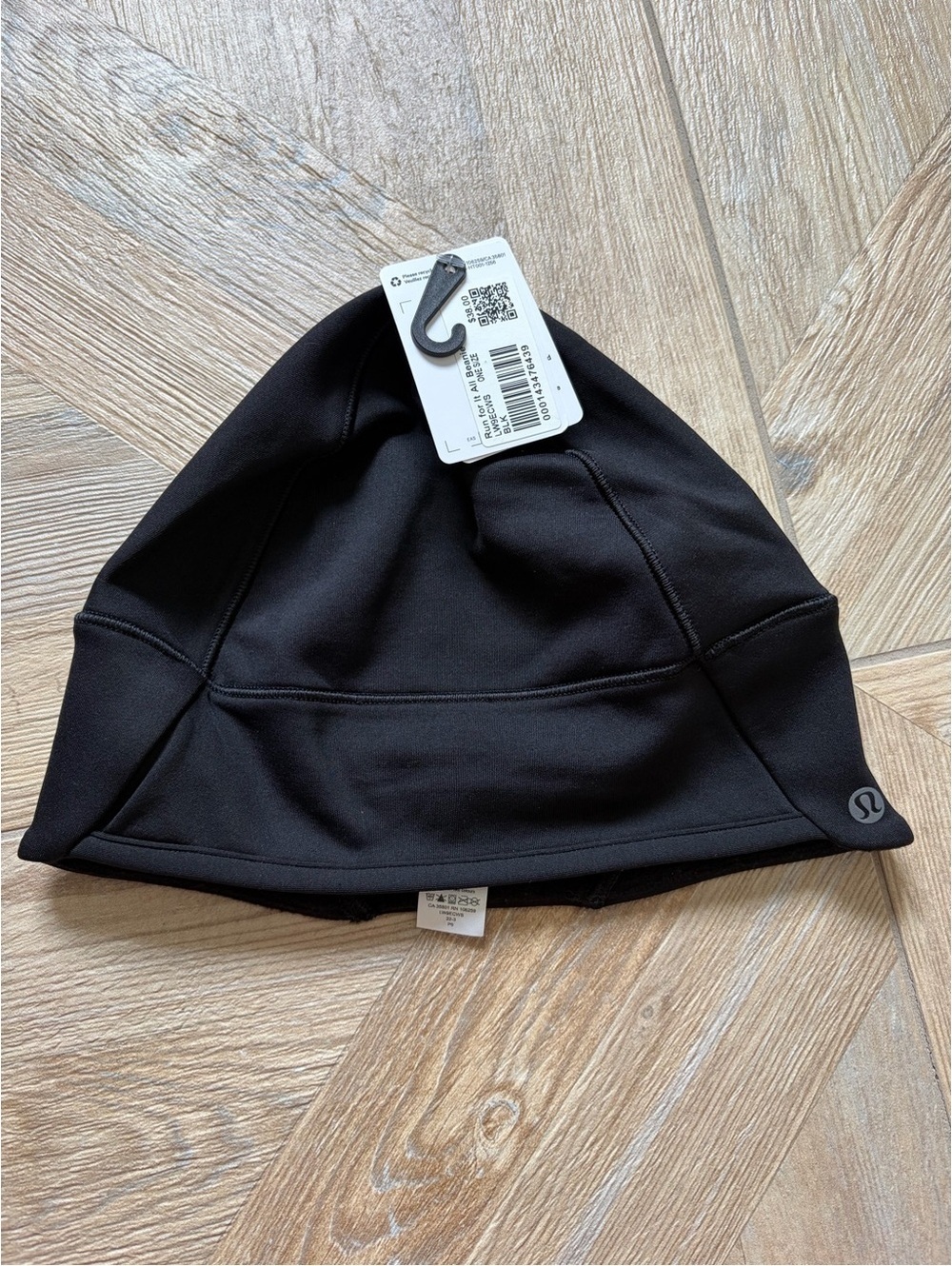 Lululemon Run For It All Beanie Black One Size Outdoor Sporty